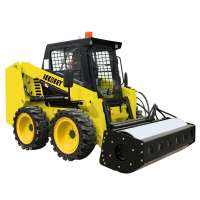 small skid steer attachment vibrating road roller for loaders tractor excavator