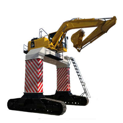 High quality material handling machine special excavator coal grabbing machine