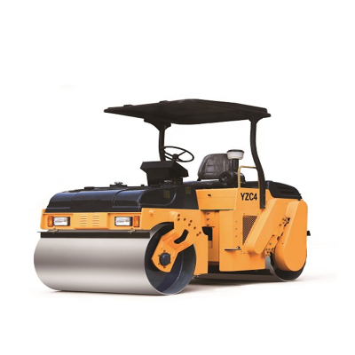 YZC4 4 ton double drum vibratory road roller for sale