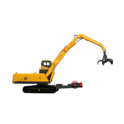 Material Handling Products Dual Power Hydraulic Track Material Handler Crane Grab