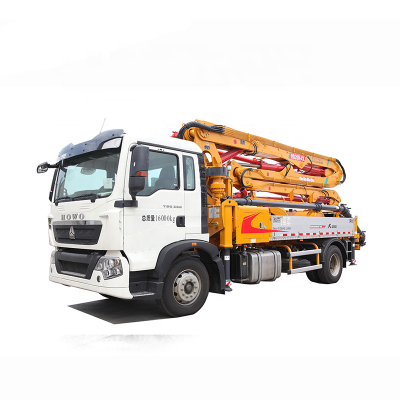 Mini HB26K concrete mixer with pump equipment truck for sale